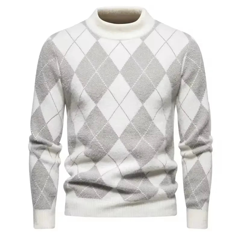 Men's New Imitation Mink Sweater Soft and Comfortable  Fashion Warm Knit Sweater