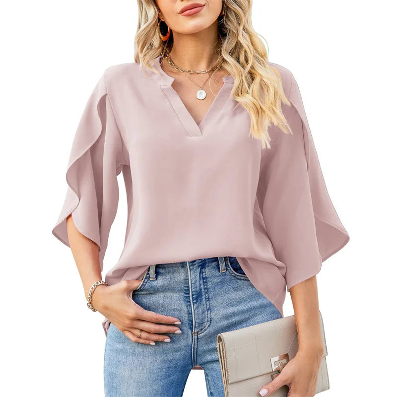 Women Summer Style Chiffon Blouses