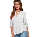 V-Neck Chiffon Blouse