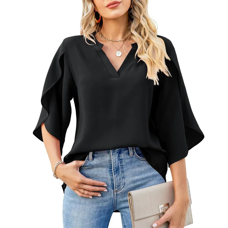 Women Summer Style Chiffon Blouses